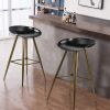 Bak Bar & Counter Stool (Set of 2) - Black & Gold