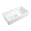 Farmhouse/Apron Front White Ceramic Kitchen Sink--DK