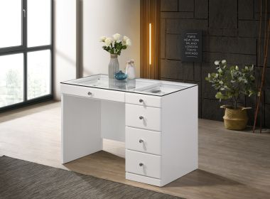 Morgan - Vanity Base - White