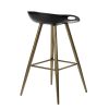 Bak Bar & Counter Stool (Set of 2) - Black & Gold