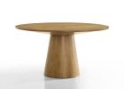 Jasper Driftwood Finish 47" Wide Contemporary Round Dining Table