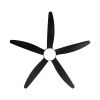 56 in. Outdoor/Indoor Matte Black integrated LED Ceiling Fan with Remote Control, DC Motor