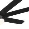 72 In. Farmhouse Wooden Ceiling Fan With Reversible Blades and Remote Control