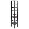 Aiden Corner Bakers Rack in Coffee Finish