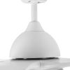 YUHAO 60 in. Integrated LED Indoor&Outdoor Matte White Ceiling Fan with Light Kit and Remote