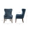 Button Tufted Back Accent Chair