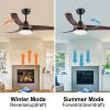 42 in.Modern Farmhouse Ceiling Fan with Light and Remote Control