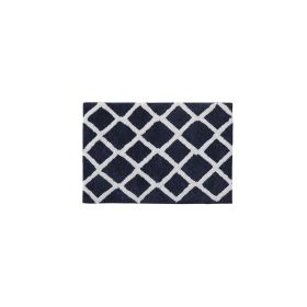 Reversible High Pile Tufted Microfiber Bath Rug (Color: as Pic)