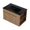 30 Inch Bathroom Vanity With Ceramic Basin and Adjust Open Shelf