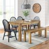 Autumn Lane Windsor Solid Wood Dining Chairs, Set of 2