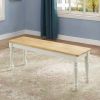 Kitchen Farmhouse Solid Wood Dining Bench