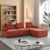 L-Shape Modular Sectional Sofa, DIY Combination, Chenille