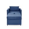 Sofa Bed Chair 2-in-1 Convertible Chair Bed, Lounger Sleeper Chair for Small Space with One Pillow, Velvet