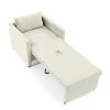 Sofa Bed Chair 2-in-1 Convertible Chair Bed, Lounger Sleeper Chair for Small Space with One Pillow, Velvet