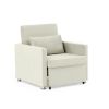 Sofa Bed Chair 2-in-1 Convertible Chair Bed, Lounger Sleeper Chair for Small Space with One Pillow, Velvet