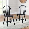 Autumn Lane Windsor Solid Wood Dining Chairs, Set of 2