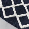 Reversible High Pile Tufted Microfiber Bath Rug