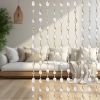 Crystal Beaded Curtain Acrylic Hanging Door Beads String Curtain for Doorway Party Wedding Decor 35.5 x 79 Inces